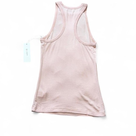 AG Blush Pink Ribbed Racerback Tank Top - Picture 4 of 12